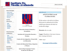 Tablet Screenshot of idna.edu.ar